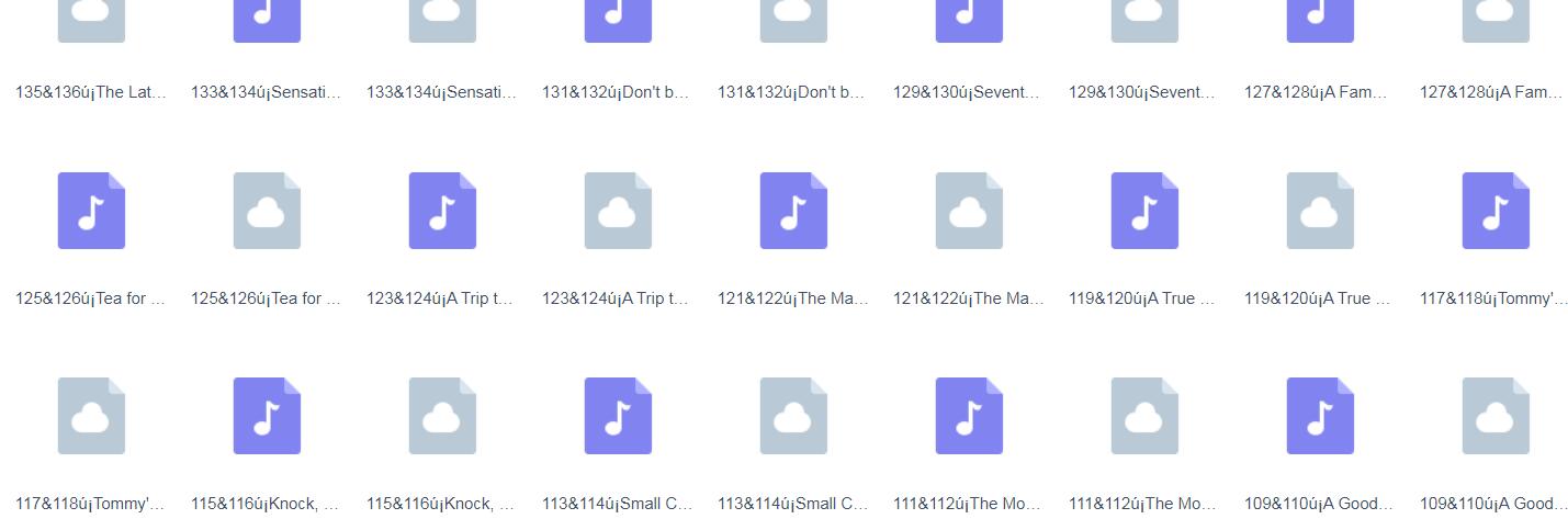 新概念英语1英音版mp3资源百度网盘免费下载