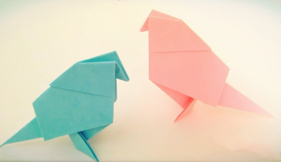 小鸟折纸